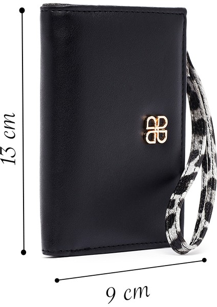 Kadın Siyah Leopar Cüzdan 000A2D563214 fiyatları