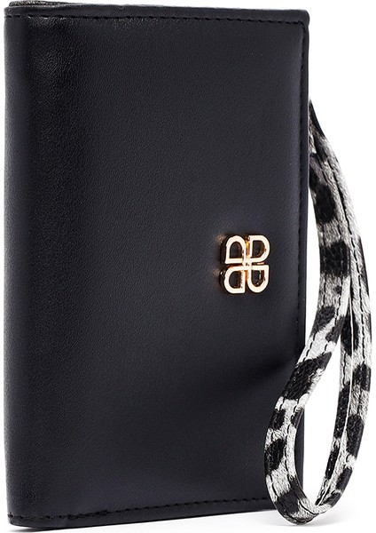 Kadın Siyah Leopar Cüzdan 000A2D563214 indirimleri