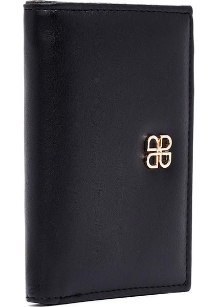 Kadın Siyah Leopar Cüzdan 000A2D563214