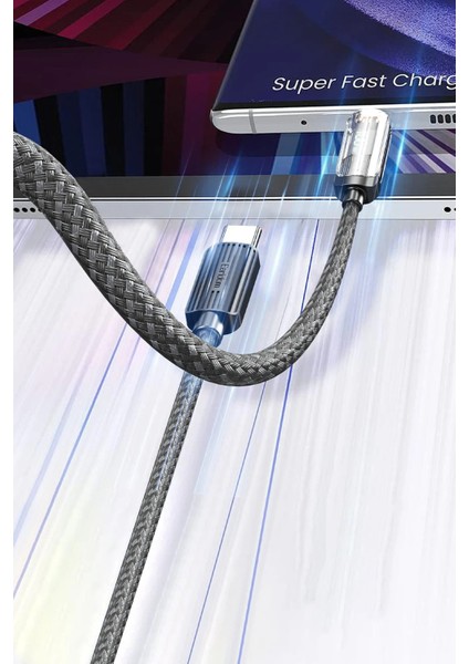 EC-189CC 1m 100W Dijital Göstergeli Type-C To Type-C Pd Hızlı Şarj Kablosu - Siyah indirimleri