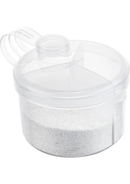 Beyaz Toz Mama Kabı 3 Bölmeli Seyahat Tipi Sterilize Edilebilir Mikrodalga Uyumlu 3 Porsiyon modelleri