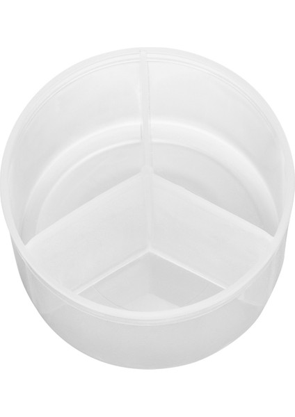 Beyaz Toz Mama Kabı 3 Bölmeli Seyahat Tipi Sterilize Edilebilir Mikrodalga Uyumlu 3 Porsiyon