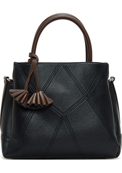 Kadın Siyah Uzun Askılı Aksesuar Detaylı Kol Çantası 25WBD2626FT modelleri