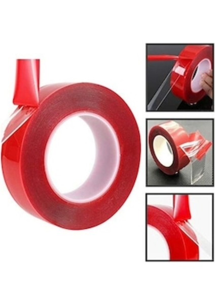 Silikonlu Çift Taraflı Bant 18MM x 2metre fiyatları