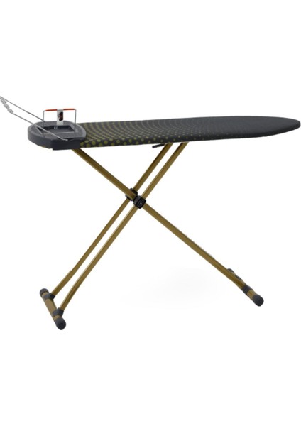 Harbinger MM155 Ütü Masası – Kaymaz Silikon Tabanlı, %100 Pamuk Kılıflı, 40x140 cm Yeni Nesil Tasarım