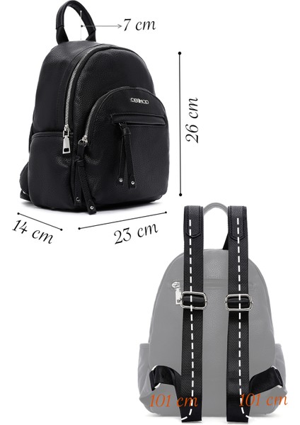 Kadın Siyah Casual Sırt Çantası 25ABD2450FT fiyatları