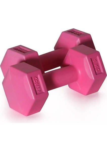 1 kg x 2 Adet Plastik Dambıl Seti modelleri