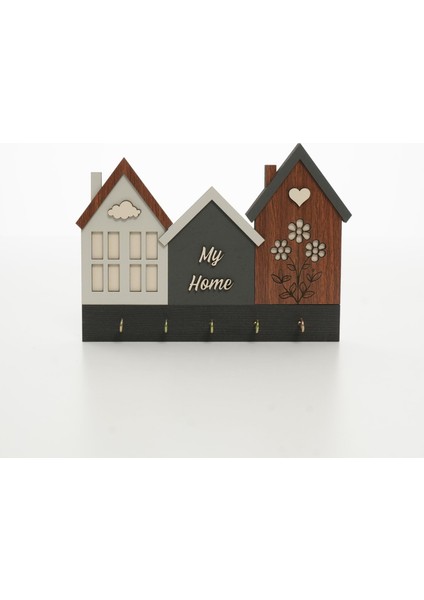 Sıralı Evler Anahtarlık|24*19 Cm| AN1004 fiyatları