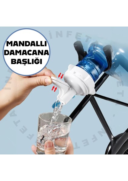 Sızdırmaz Mandallı Ters Damacana Başlığı Damacana Musluğu