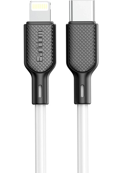 EC-153I 1m 3A Type-C To Lightning Pd Hızlı Şarj Kablosu - Beyaz indirimleri