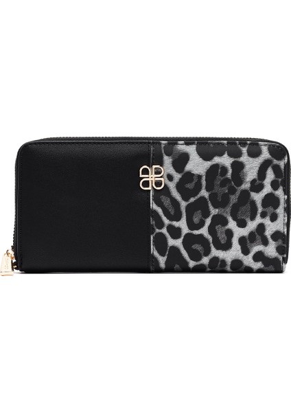 Kadın Siyah Leopar Cüzdan 000A2D560414 modelleri
