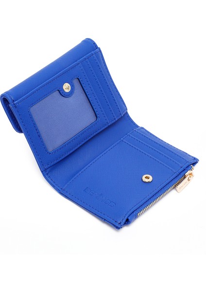 Kadın Mavi Baskılı Cüzdan 000A2D5610CV