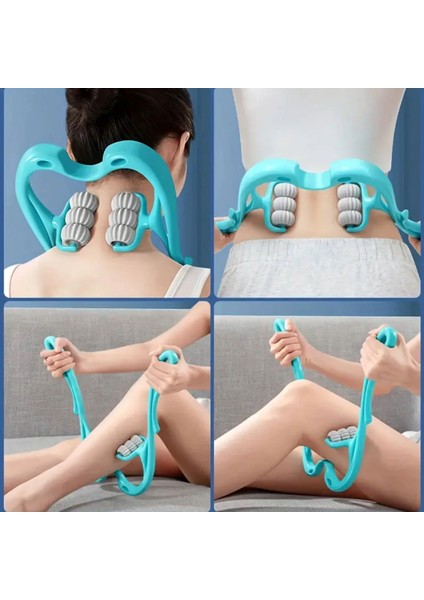 Tekerlekli Kas Gevşetici Boyun Masaj Aleti Bacak Kol Selülit Giderici Lenf Drenaj Rulosu fiyatları