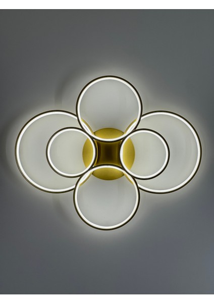 LED Avize 2+2+2 Halkalı