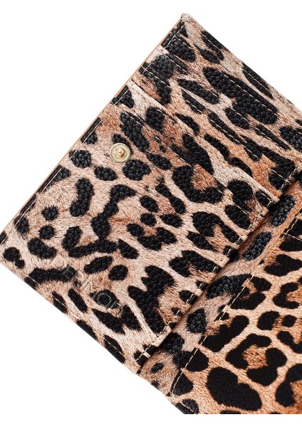 Kadın Taba Leopar Cüzdan 000A2D563214