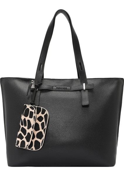 Kadın Siyah Aksesuarlı Omuz Çantası 25ABD2425FT