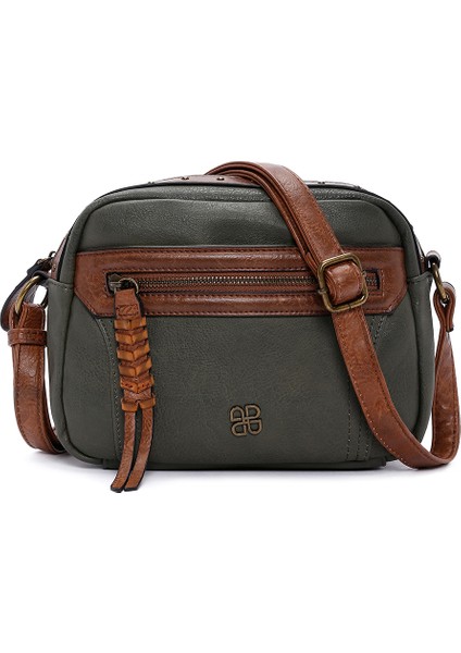 Kadın Haki Uzun Askılı Çapraz Çanta 25WBD2462FT