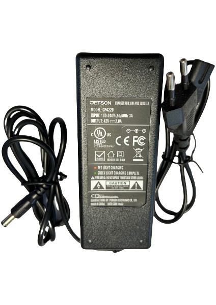 Powermaster Scooter Şarj Cihazı 42V2Amp Adaptör 5,5x2,5MM Uç A Jetson indirimleri