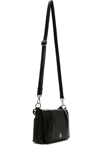 Kadın Siyah Zincir Askılı Çapraz Çanta 25ABD241518