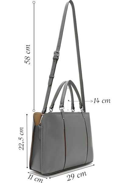 Kadın Mavi Uzun Askılı Kol Çantası 25WBD283918 fiyatları