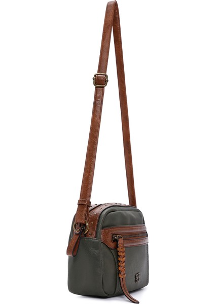 Kadın Haki Uzun Askılı Çapraz Çanta 25WBD2462FT