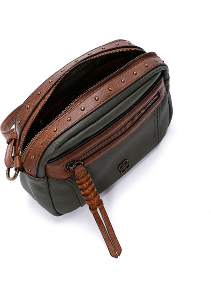 Kadın Haki Uzun Askılı Çapraz Çanta 25WBD2462FT