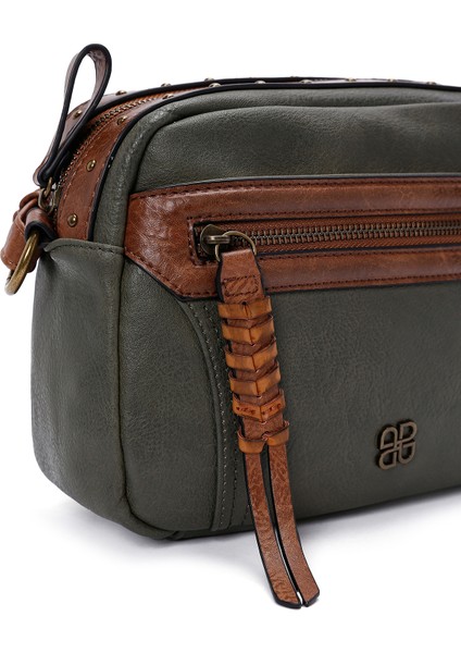 Kadın Haki Uzun Askılı Çapraz Çanta 25WBD2462FT