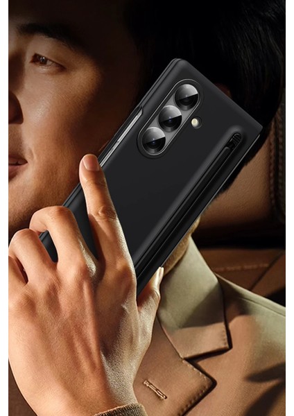 Samsung Galaxy Z Fold 7 Uyumlu Kalem Bölmeli Şık Kapak fırsatları