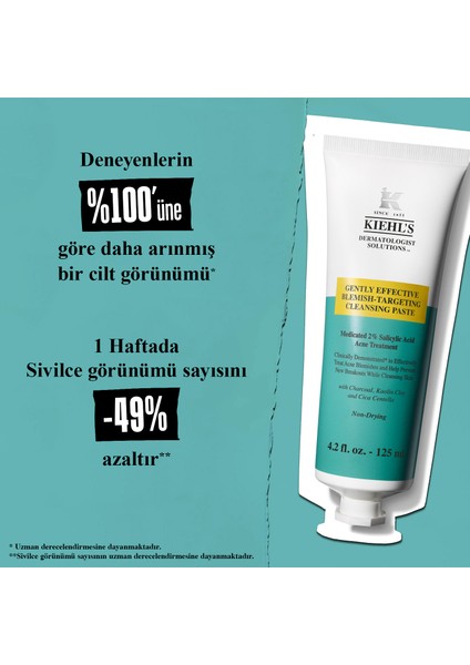 Blemish-Targeting Sivilce Karşıtı 3’ü 1 Arada Maske, Bölgese Bakım & Temizleyici 125 ml fırsatları