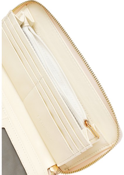 Kadın Krem Askı Detaylı Cüzdan 000A2D5604CV