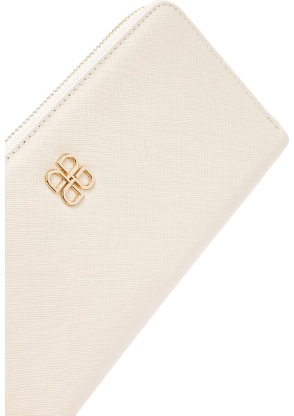 Kadın Krem Askı Detaylı Cüzdan 000A2D5604CV