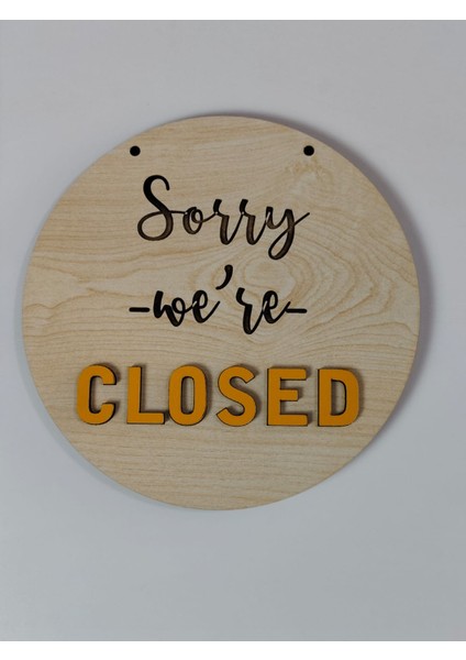 Açık Kapalı Yazılı Levha |ahşap Kabartma Mağaza Kapı Yönlendirme Tabelası |20*20 CM|YÖN1013 fiyatları