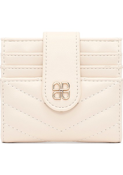 Kadın Krem Kapitone Kartlık 000A2D5621KP