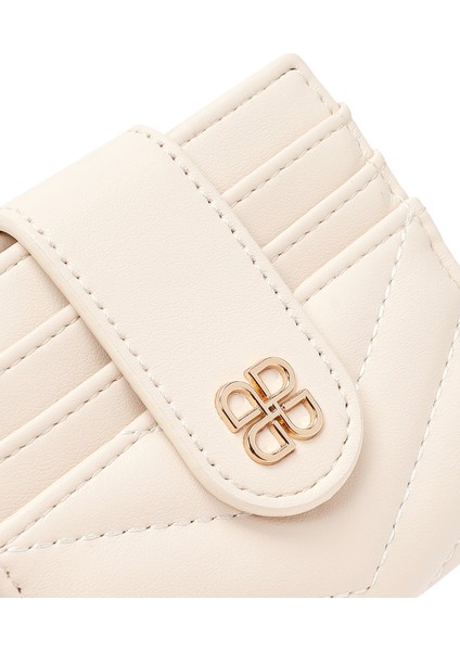 Kadın Krem Kapitone Kartlık 000A2D5621KP