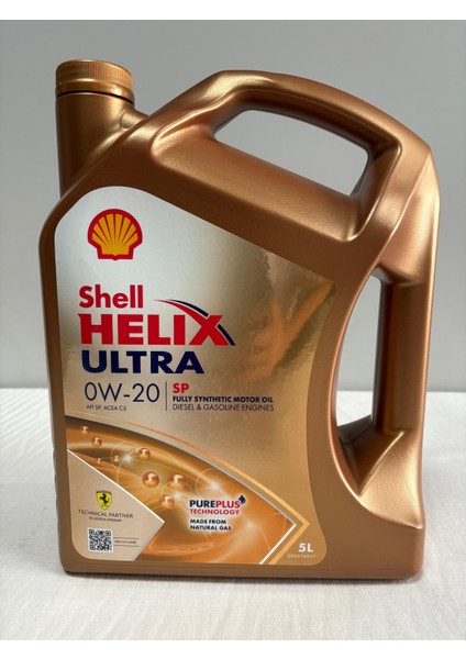 Helix Ultra Sp 0W20 5l Motor Yağı (Üretim Tarihi 2025)