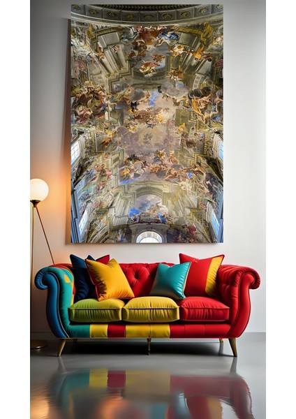 Duvar Tavan Işlemeler Ev Duvar Salon Güzellik Salonu Ofis Dükkan Dekarasyon Kanvas Tablo