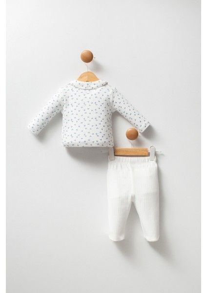 Kız Bebek Mavi Pijama Takım 50322896-VR036 fiyatları