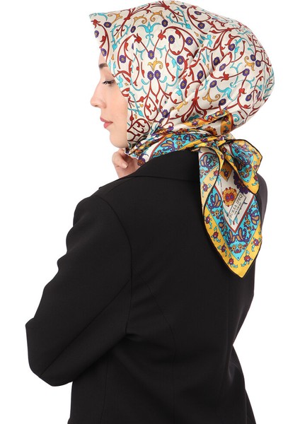 Mor Sarmaşık Desen Sura Ipek Eşarp fiyatları