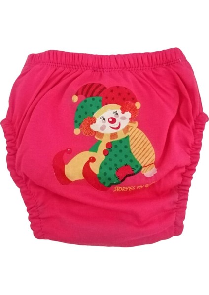 Kız Çocuk 3-4 Yaş Sızdırmaz Pamuklu Yıkanabilir 3 Adet Alıştırma Külodu