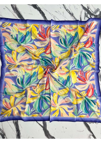 Siyane Pamuk Eşarp Desen 2 - 14