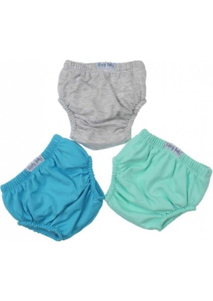 Erkek Bebek Sevimli 3'lü Alıştırma Külodu