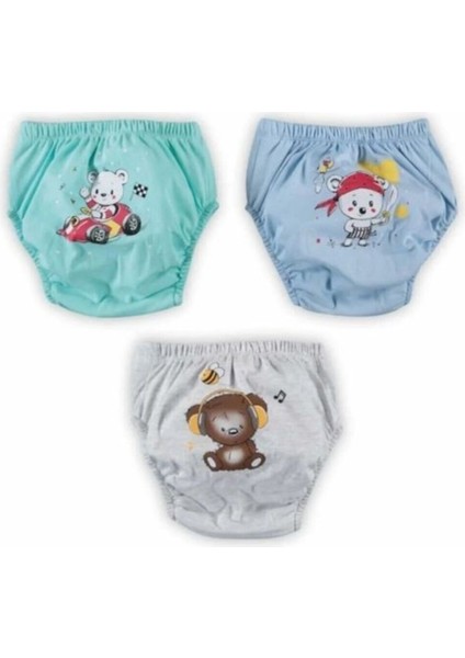 Unisex Çocuk Renkli Alıştırma Külodu 3lü Paket Sızdırmaz Tuvalet Eğitimi fırsatları