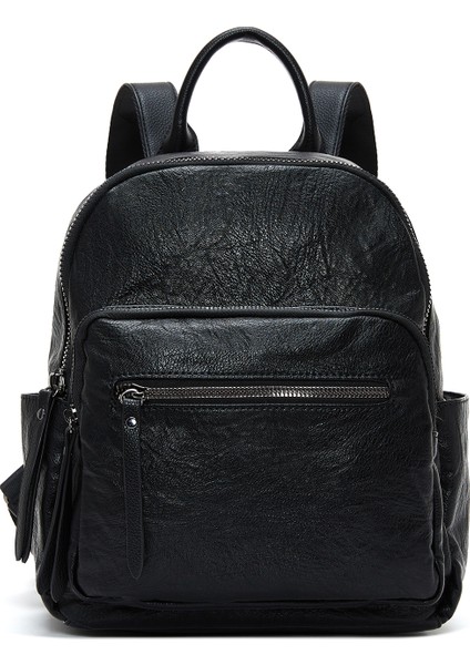 Kadın Siyah Casual Sırt Çantası 25ABD245314