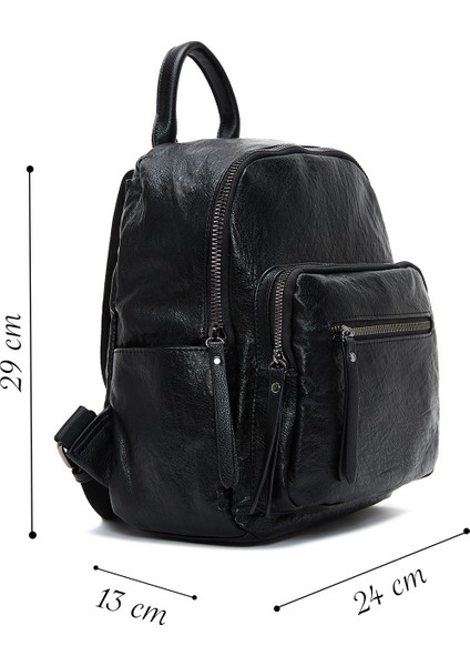 Kadın Siyah Casual Sırt Çantası 25ABD245314 fiyatları