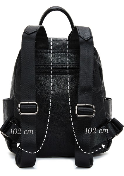 Kadın Siyah Casual Sırt Çantası 25ABD245314 modelleri