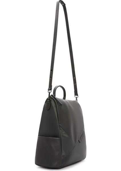 Kadın Gri Uzun Askılı Casual Sırt Çantası 25WBD250214