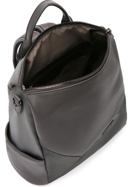 Kadın Gri Uzun Askılı Casual Sırt Çantası 25WBD250214