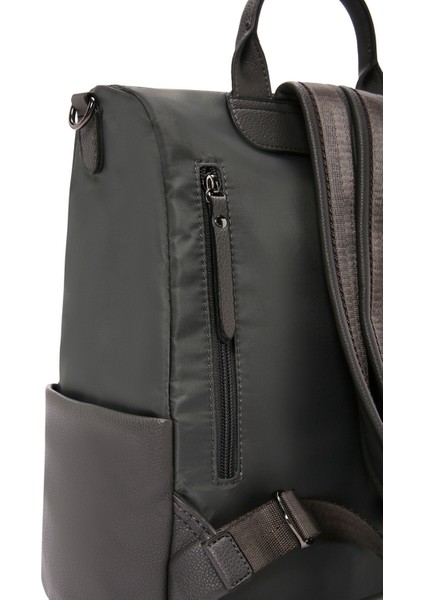 Kadın Gri Uzun Askılı Casual Sırt Çantası 25WBD250214