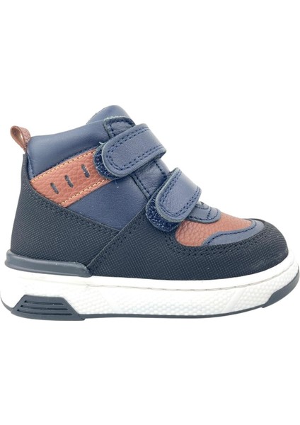 Carlos Erkek Bebe Deri Bot Lacivert