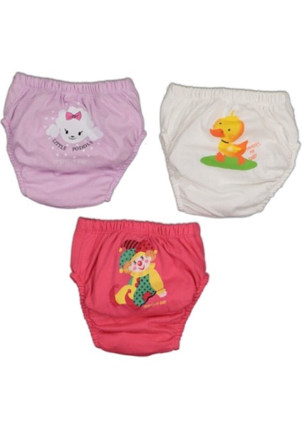 Kız Bebek Tuvalet Alıştırma Külodu 3'lü